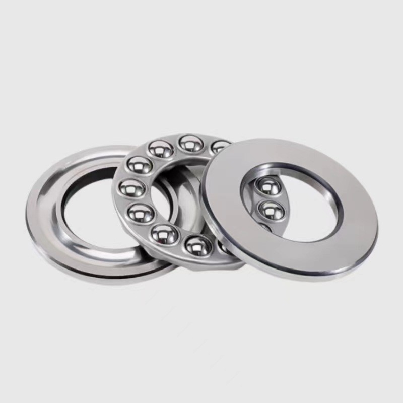 Rameau unique 2.5x6x3mm axiale miniature en laiton cage roulement à billes de poussée pour l'avion durable